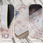 Fame Rugs Turkish Rug. Washable Vintage Oriental Antique Inspired Traditional - Image 3
