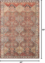 Loloi Loren Collection LQ-16 Spice/Multi 3'-6" x 5'-6" Accent Rug - Image 3