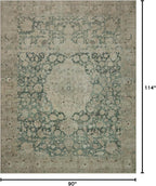 Loloi Magnolia Home by Joanna Gaines Sinclair Collection SIN-05 Jade/Sand 7'-6" - Image 2