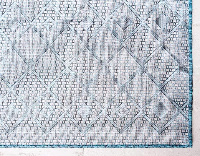 Unique Loom Outdoor Trellis Collection Area Rug - Image 10
