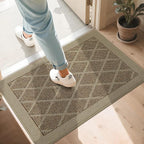 COSY HOMEER Non-Slip Door Mat 24"x36", Entryway Rugs Low Profile Absorbent Dirt by COSYHOMEER