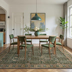 Bavni Washable Rugs 8x10-Machine Washable Rug Lightweight Low Pile, Vintage - Image 4
