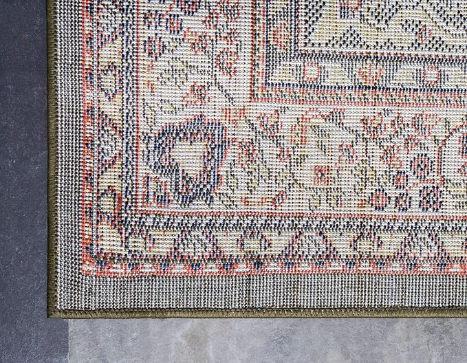 Unique Loom Reza Collection Traditional Persian Style Area Rug, 2 ft 2 in x 3 ft - Image 9