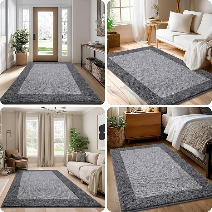 Washable Area Rug 34" x 60", Non Slip Kitchen Rug - Image 5