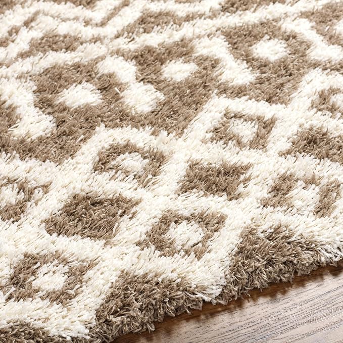 Livabliss Hapsburg Moroccan Shag Area Rug, Medium Brown - Image 6