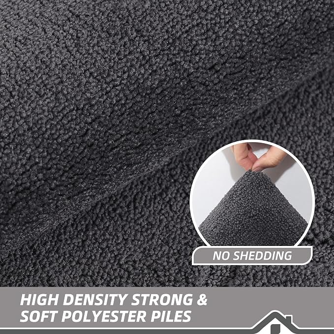 BEQHAUSE Door Mat 24" x 60", Non-Slip Door Mats Indoor Entryway Rugs Washable - Image 5