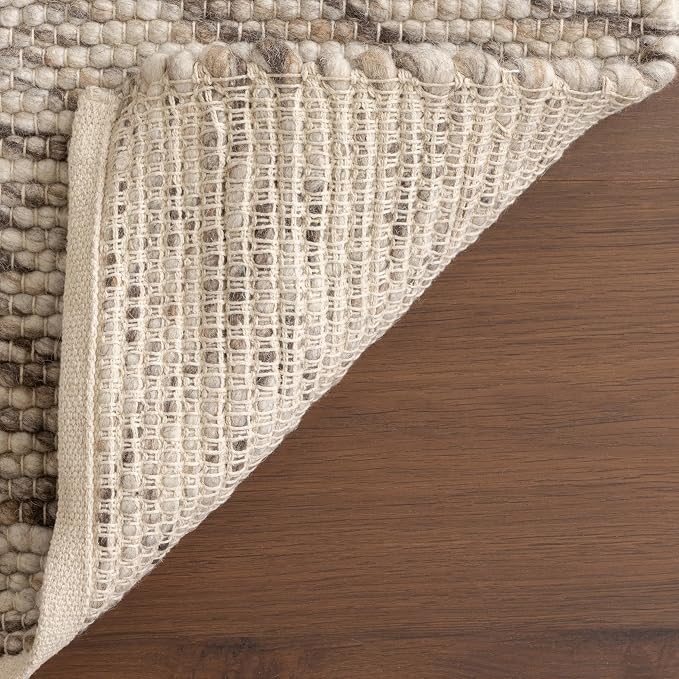 Rugs USA Marilyn Charcoal/Ivory, Hand Woven, Soft and Cozy, High Traffic - Image 3