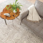 Dash & Albert Temple Taupe Hand Micro Hooked Wool Rug, 2 X 3 Feet, Tan - Image 2