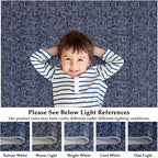 RUGSREAL Bedroom Area Rug 4x6 Modern Abstract Area Rug Stain Resistant Small - Image 7