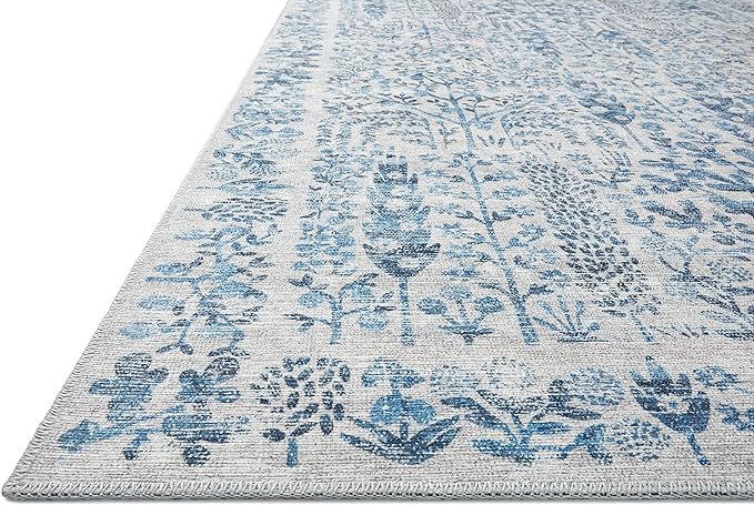 Loloi Rifle Paper Co. Maison Collection MAO-07 Blue 2'-3" x 3'-9", .19" Pile - Image 2