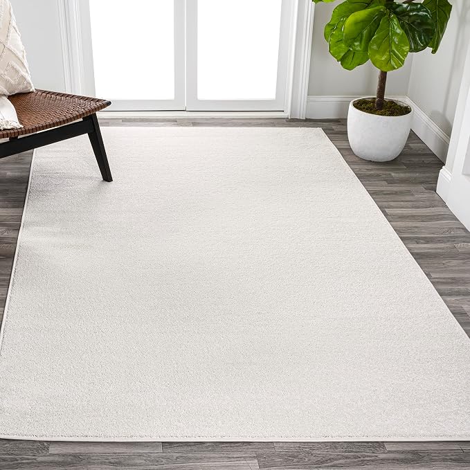 Eyely UES100T-3 Supersoft Haze Solid Low-Pile Indoor Area Rug - Image 5