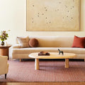 Rugs USA 6x9 Melrose Checked Wool Indoor Area Rug, Contemporary Farmhouse by RugsUSA