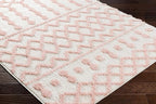 Hauteloom Tilos Moroccan Farmhouse Small Shag Area Rug Door Mat - Image 4