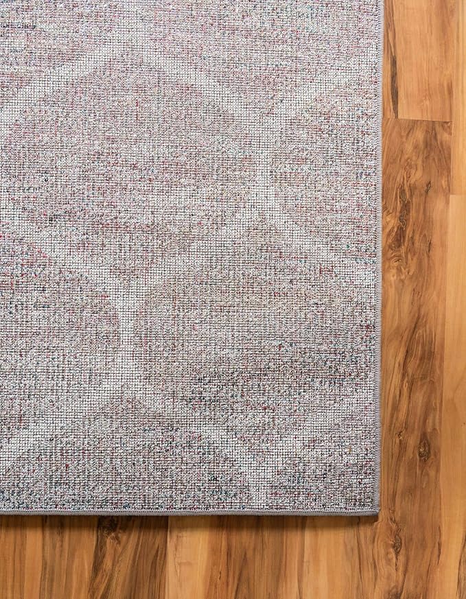 Rugs.com Lattice Frieze Collection Rug – 2' 7 x 12' Runner Blue Multi Medium - Image 9
