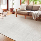 Savi Home Handwoven Wool Cotton Blend Area Rug 4x6', Textured Popcorn Braided - Image 6