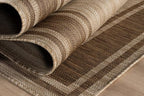 Beverly Rug Outdoor Rug 5x7 Modern Bordered Area Rugs - Image 8