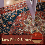 YJ.GWL 2x6 Rug Runners for Hallways, Non Slip Kitchen Washable Long Runner Rugs - Image 5