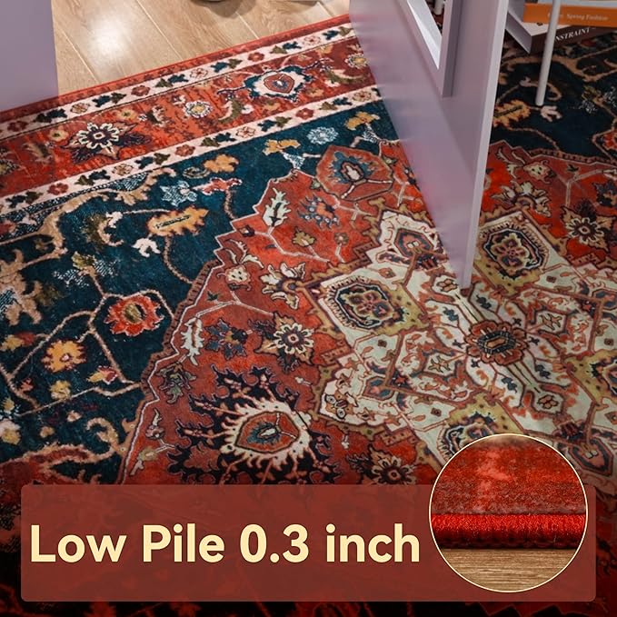 YJ.GWL Area Rugs for Living Room 3x5 Machine Washable Rugs for Bedroom - Image 6