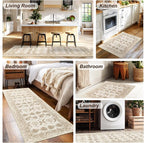 XWZO Washable Hallway Runner Rug 2x8ft — Non-Slip Low Pile Area Rug - Image 2