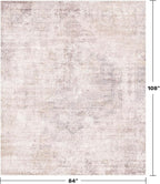 Washale Modern 7x9 Area Rugs for Bedroom, Living Room, Non Slip Low Pile Thin - Image 2