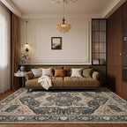 EnHomee 5x7 Area Rugs Washable for Bedroom, Boho Vintage Rugs, Foldable Area - Image 3