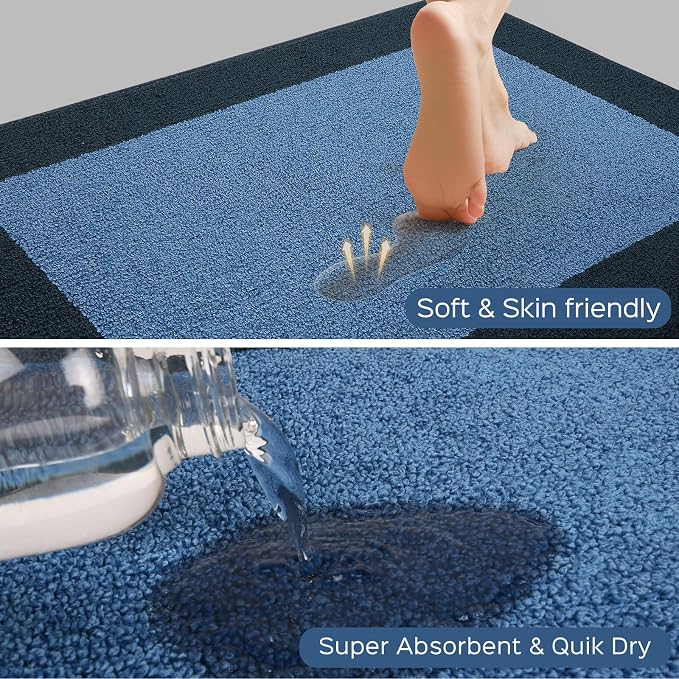 Machine Washable Runner Rug 24" x 84", Non Slip Kitchen Mat - Image 2
