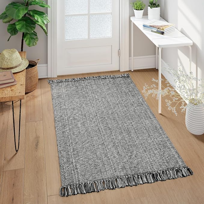 Collive Washable Area Rug 3' x 5', Modern Woven Kitchen Rugs - Image 5