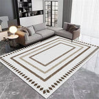Moroccan Farmhouse Area Rugs 3x4ft, Neutral Geometric Pattern in Off-White Rug - Image 3