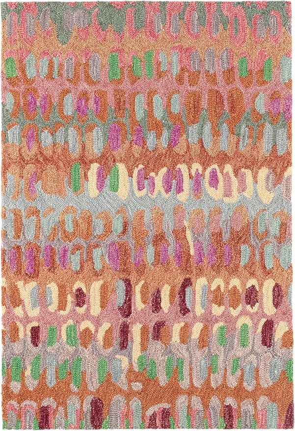 Dash & Albert Paint Chip Stone Hand Micro Hooked Wool Rug, 9.5 X 13.5 Feet by DashAlbert