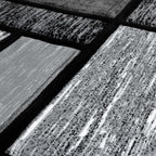Area Rug Modern 2x7 Grey Black Squares Geometry Soft Hand Carved Contemporary - Image 7