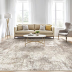 10x12 Area Rugs Living Room: Washable Large Abstract Soft Rug Stain Resistant - Image 5