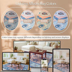 Fame Living Modern Oushak Rug, Small Throw, Accent Area Rug - Image 7