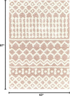 Livabliss Hapsburg Moroccan Shag Area Rug, Dusty Pink - Image 2