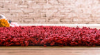 Unique Loom Solid Shag Collection Area Rug - Image 4