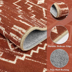 Wonnitar Moroccan Runner Rug, Washable 2'6"x10' Long Runner Rug - Image 3