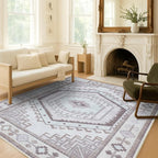 Fame Living Washable Area Rug. Modern Farmhouse. Vintage. Turkish. Bohemian. by FameLiving%7COushakRugs