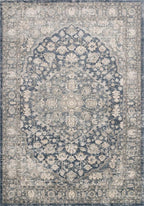 Loloi Teagan Collection TEA-01 Denim/Mist 9'-9" x 13'-6" Area Rug, Soft Neutral - Image 3