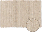 REDEARTH · Jute Cotton Area Rug, Sustainable Handwoven, Non-Shedding, Soft & - Image 3