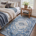 tchdio 3x5 Bedroom Area Rug, Non Slip Washable Entryway Rug Indoor, Soft Low by Tchdio