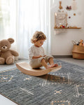 ILANGO Area Rug 5'x7' for Living Room Bedroom Washable Moroccan Boho Rugs for by ILANGO