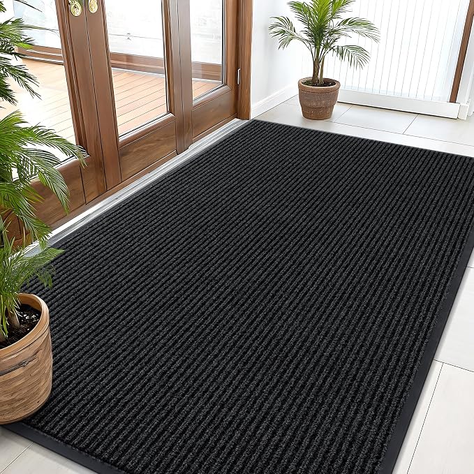 OLANLY Front Door Mat Indoor Outdoor Entrance, Waterproof Heavy Duty Doormat by OLANLY