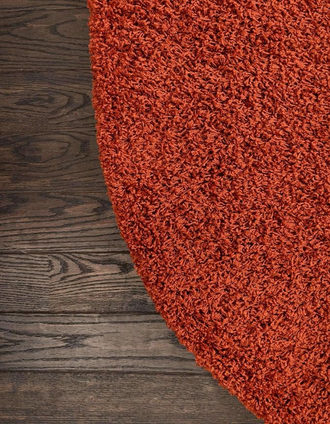 Unique Loom Solid Shag Collection Area Rug - Image 15