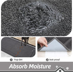 BEQHAUSE Dog Door Mat for Muddy Paws 36"x60" Dirt Trapper Absorbent Doormat Non - Image 3