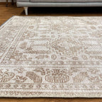 Alfa Rich 7x10 Beige Off White Washable Area Rugs - Image 7