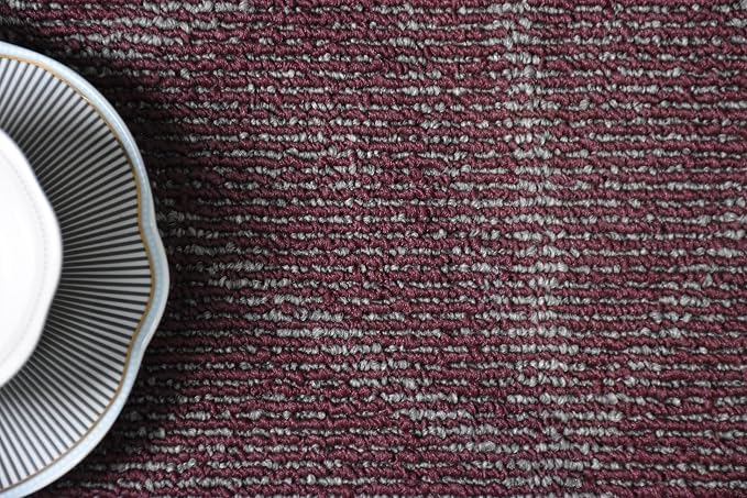 Furnish my Place Geometrical Pattern Indoor/Outdoor Refine Burgundy Abstract - Image 3