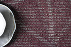 Furnish my Place Geometrical Pattern Indoor/Outdoor Refine Burgundy Abstract - Image 3