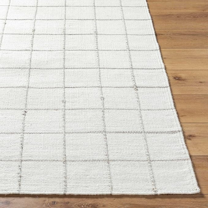 Mark&Day Wool Rugs, 2x8 Ishaq Cottage Off-White Runner Area Rug, Bedroom or - Image 5