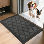 COSY HOMEER Non-Slip Door Mat 24"x36", Entryway Rugs Low Profile Absorbent Dirt - Image 9