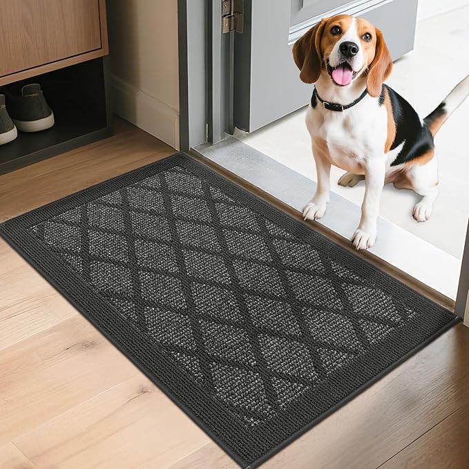 COSY HOMEER Non-Slip Door Mat 24"x36", Entryway Rugs Low Profile Absorbent Dirt - Image 9