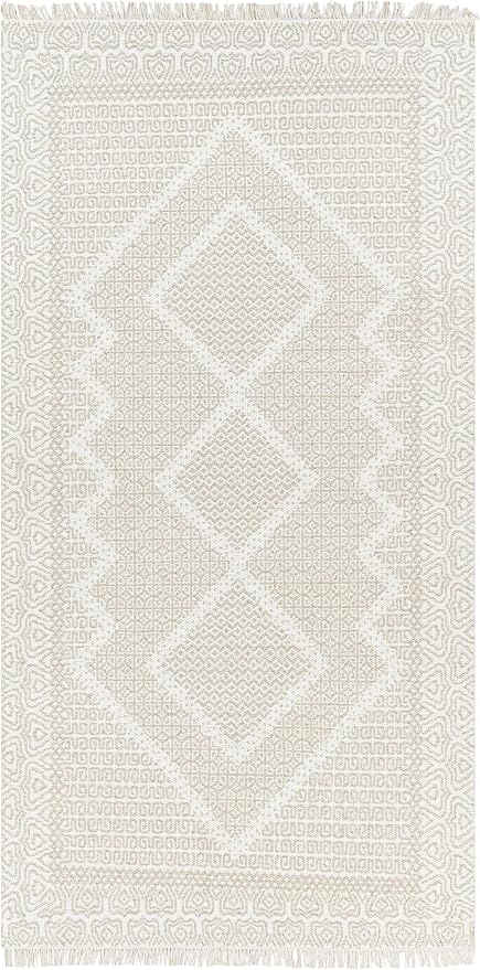 Mark&Day Wool Rugs, 5x7 Nishnabotny Cottage Medium Beige Area Rug, Bedroom or - Image 3